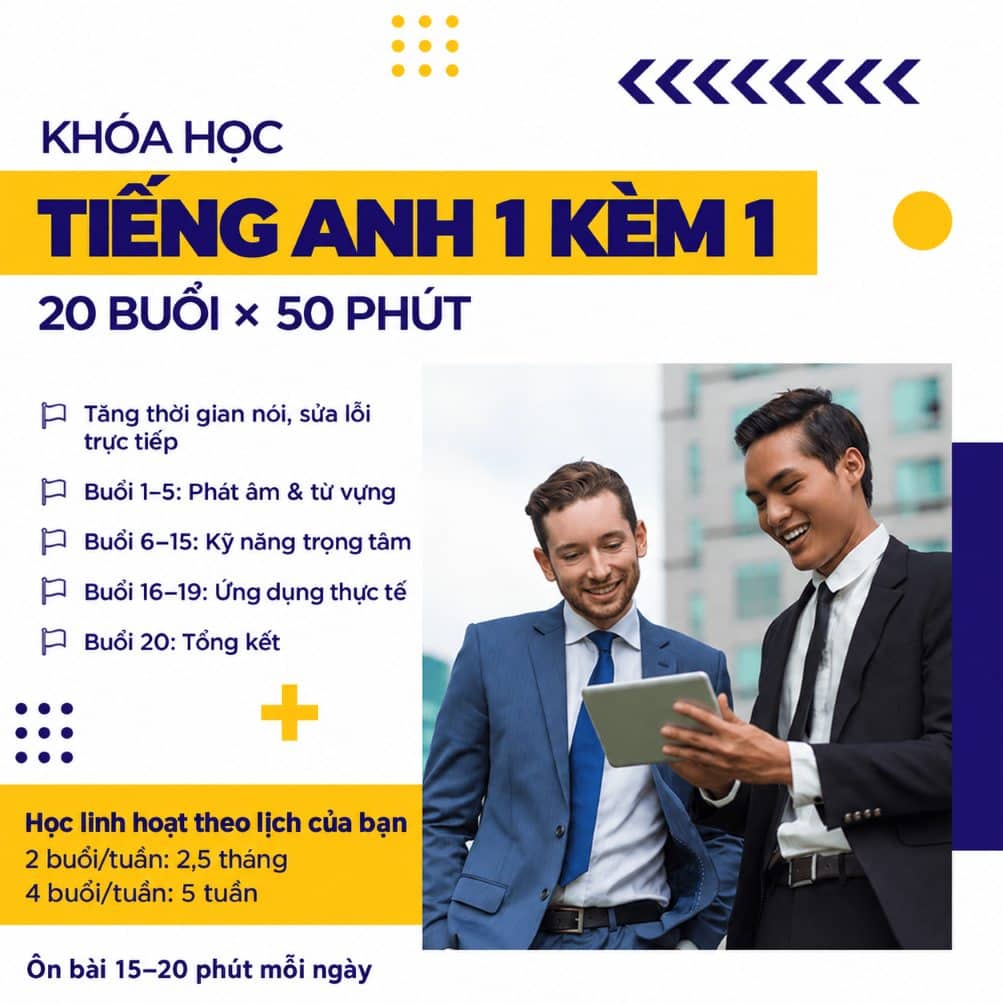 Học viên học tiếng Anh 1 kèm 1 online với giáo viên ICS English